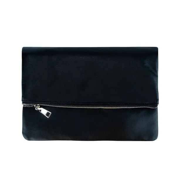 FASHNZFAB Large Pu Leatehr Clutch Purse