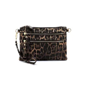 FASHNZFAB Leopard Clutch & Cross Body Bag