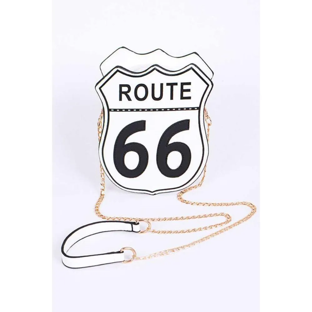 FASHNZFAB Route 66 Iconic Swing Clutch
