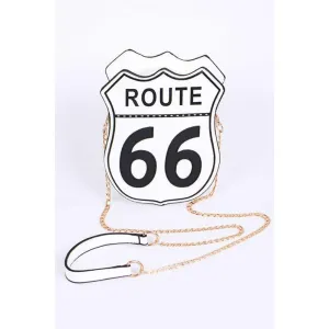 FASHNZFAB Route 66 Iconic Swing Clutch