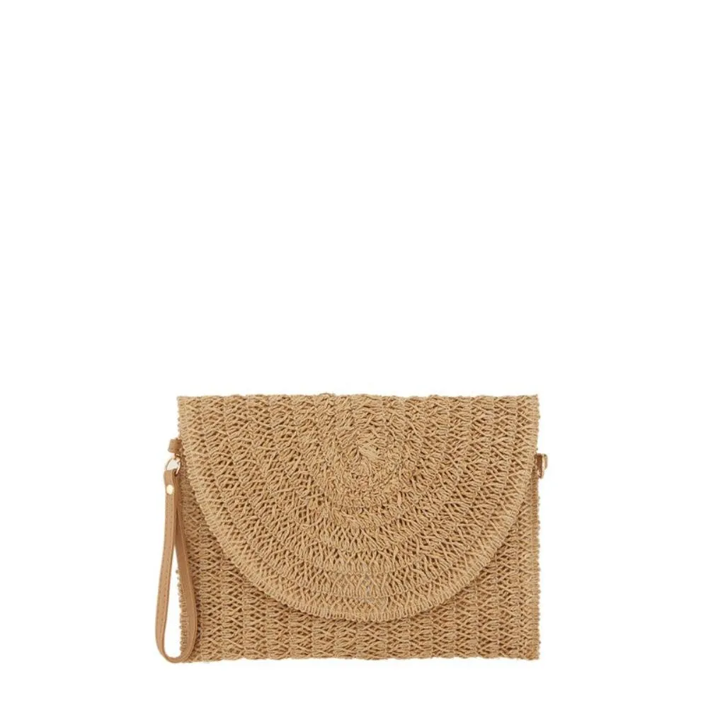 FASHNZFAB Square Net Shape Crossbody Bag