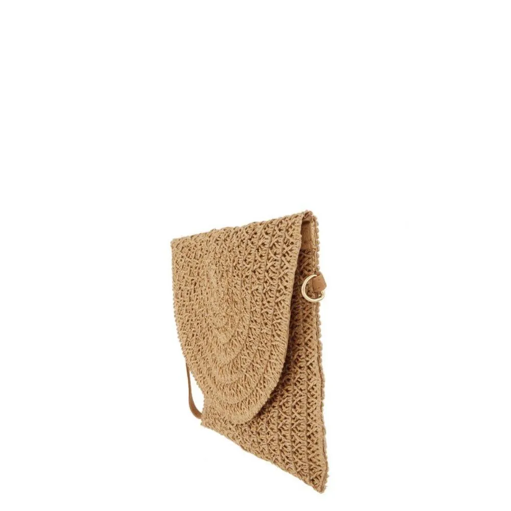 FASHNZFAB Square Net Shape Crossbody Bag