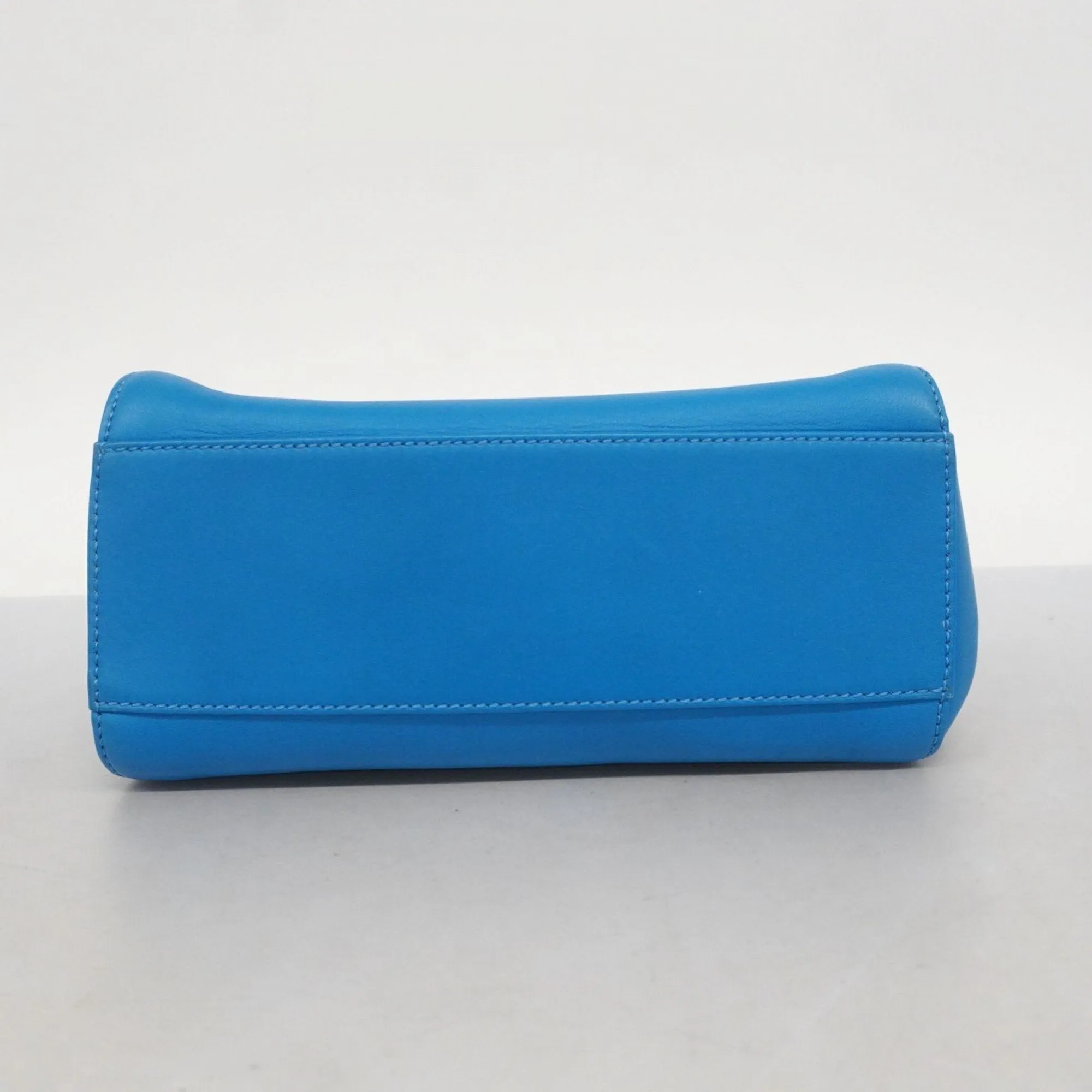 Fendi blue   Leather Handbag (Pre-Owned)
