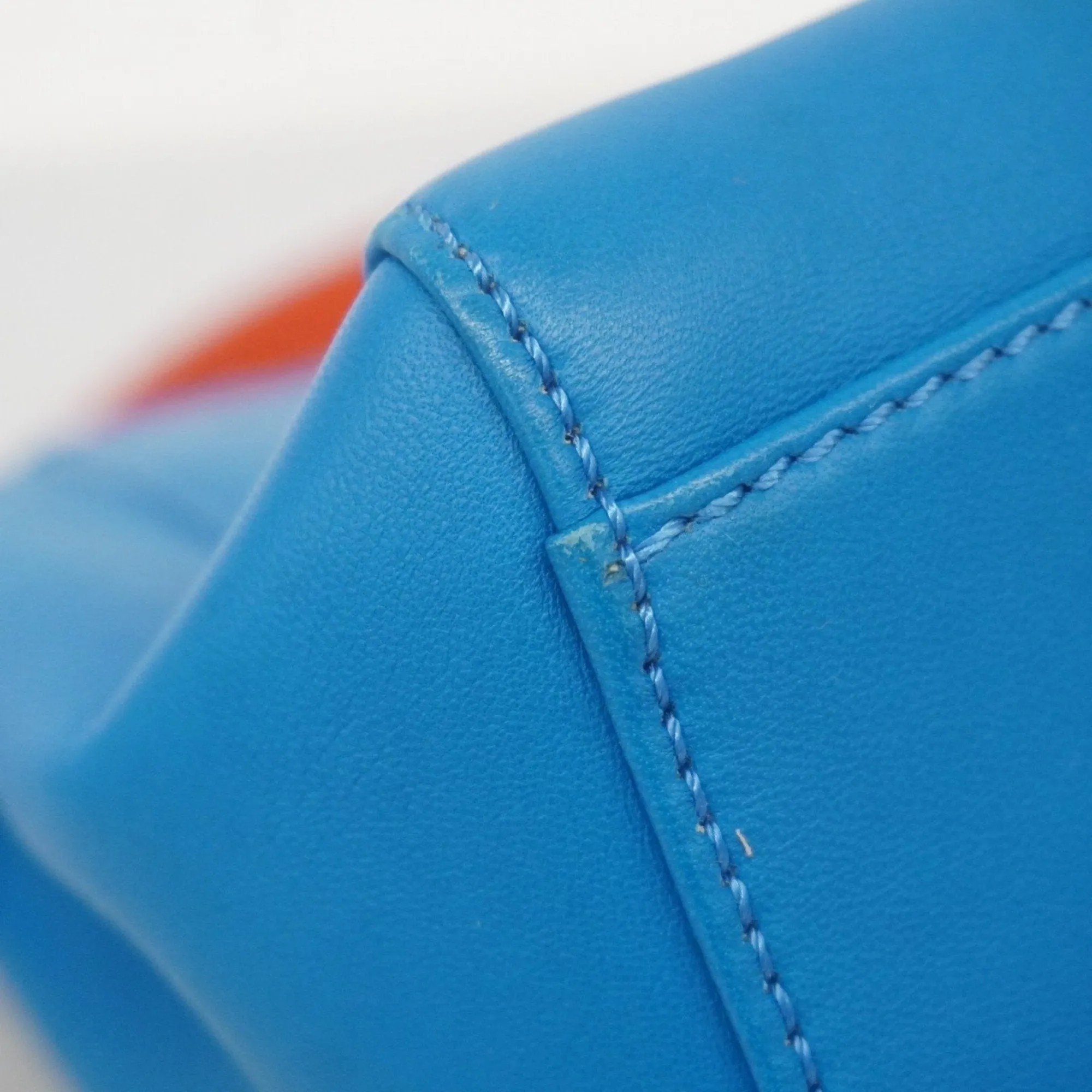 Fendi blue   Leather Handbag (Pre-Owned)