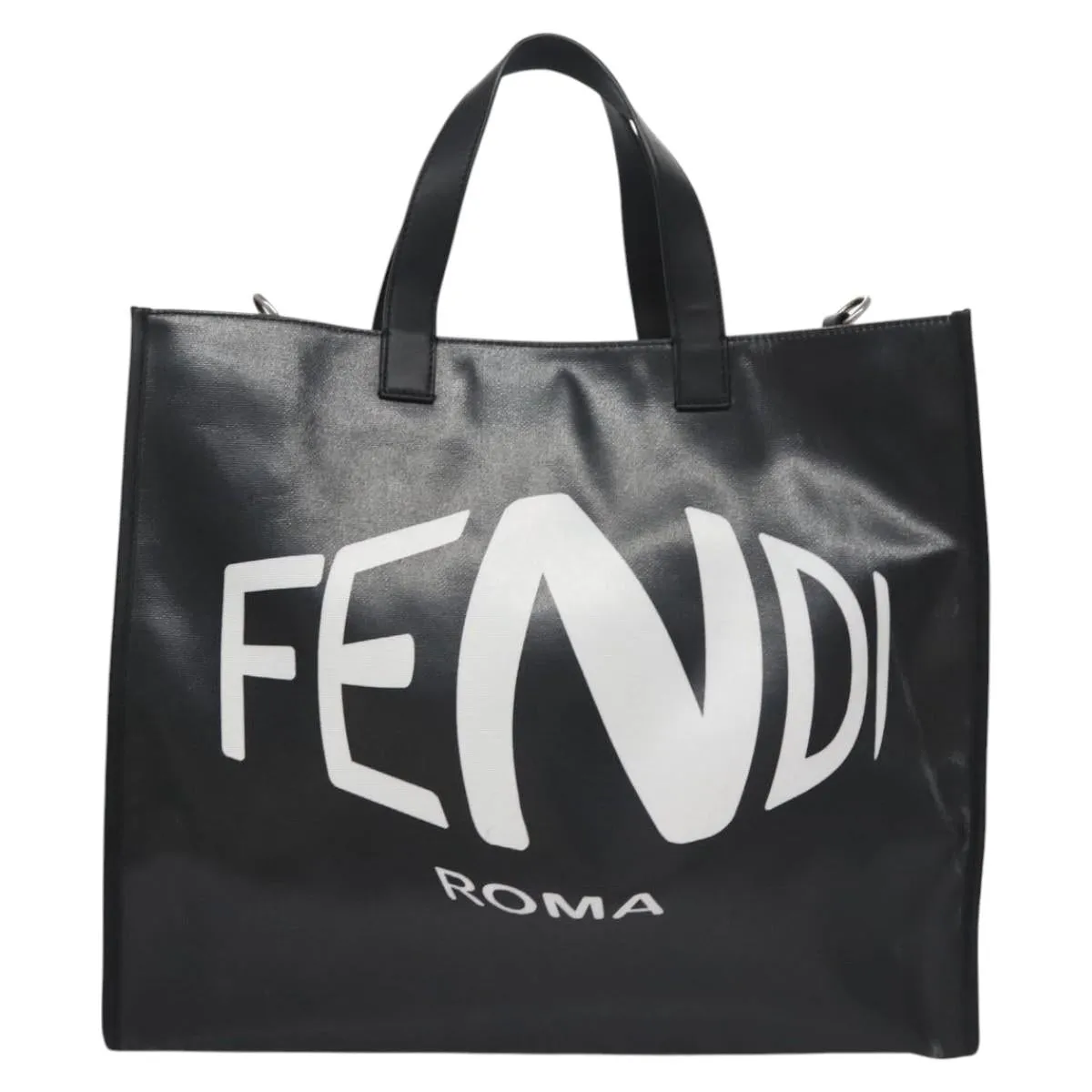 Fendi Cabas Leather Tote Bag (Pre-Owned)