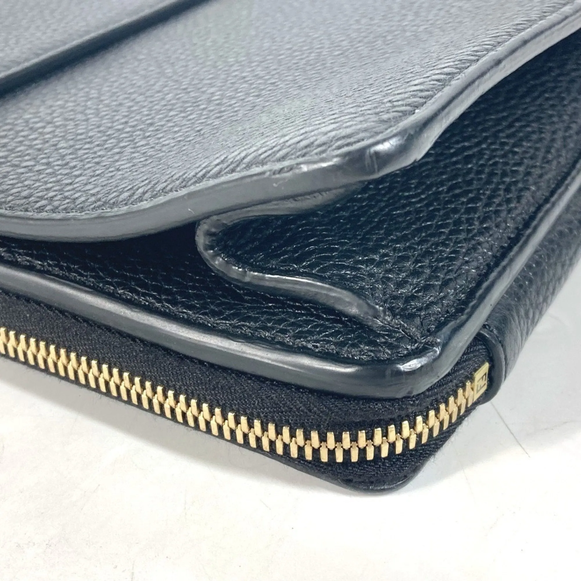 Fendi Leather Briefcase Handbag (Pre-Owned)