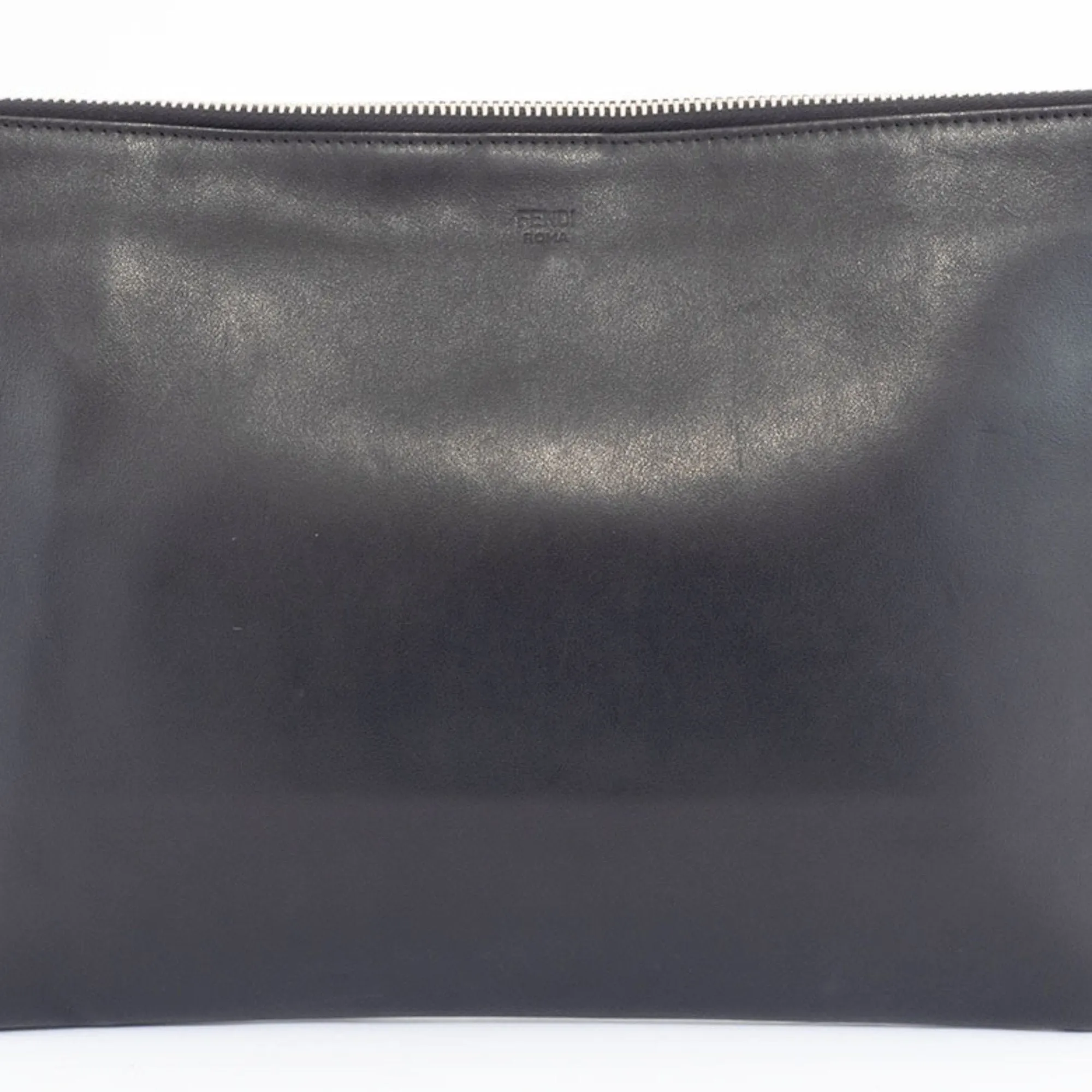 Fendi Leather Clutch Bag (Pre-Owned)
