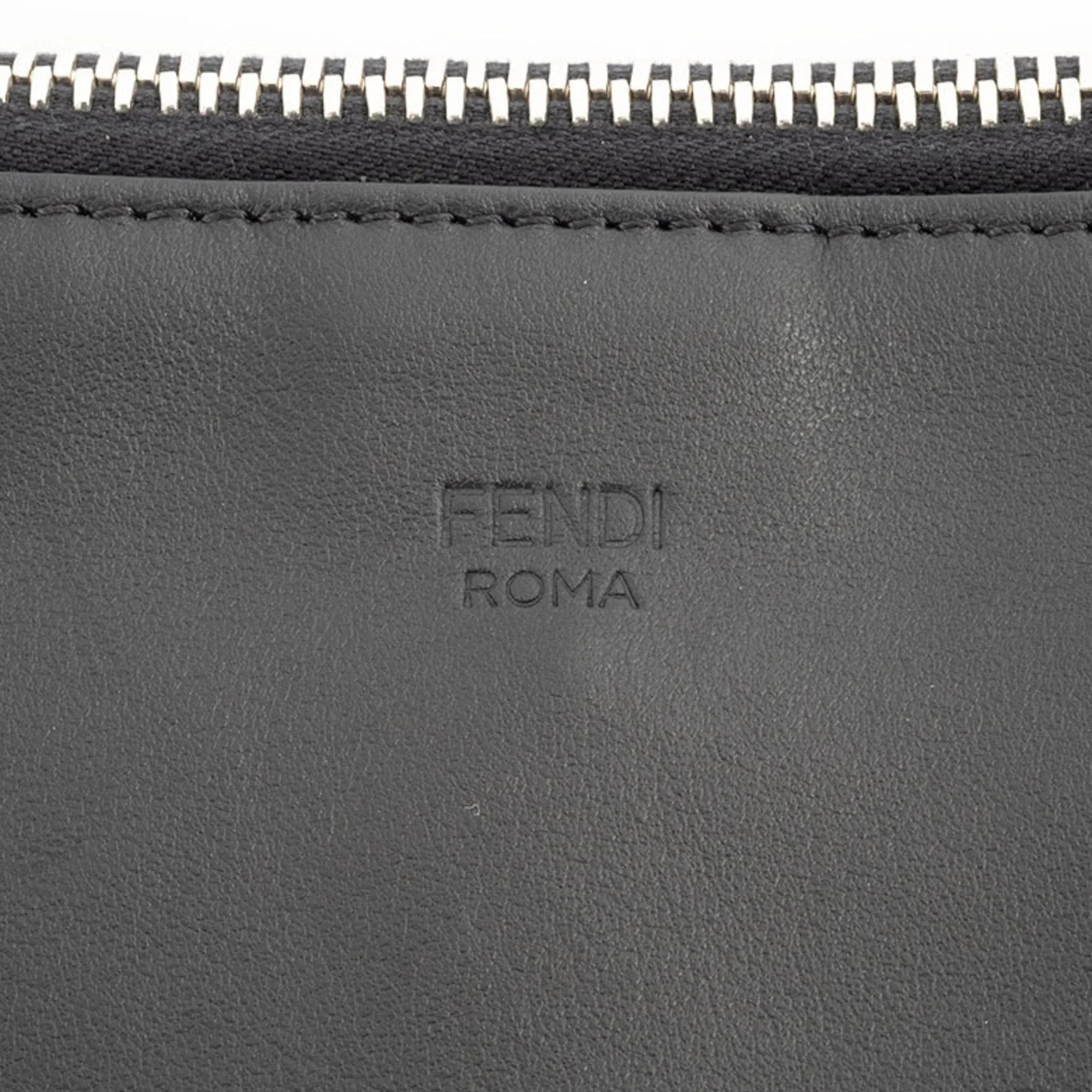Fendi Leather Clutch Bag (Pre-Owned)