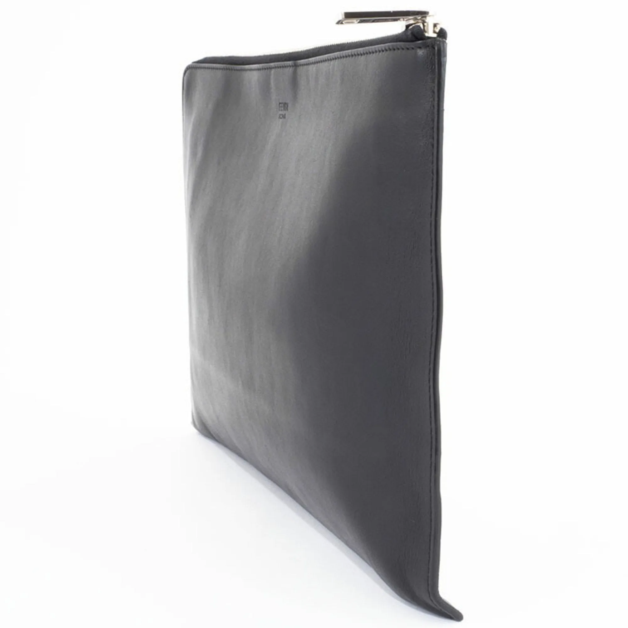 Fendi Leather Clutch Bag (Pre-Owned)