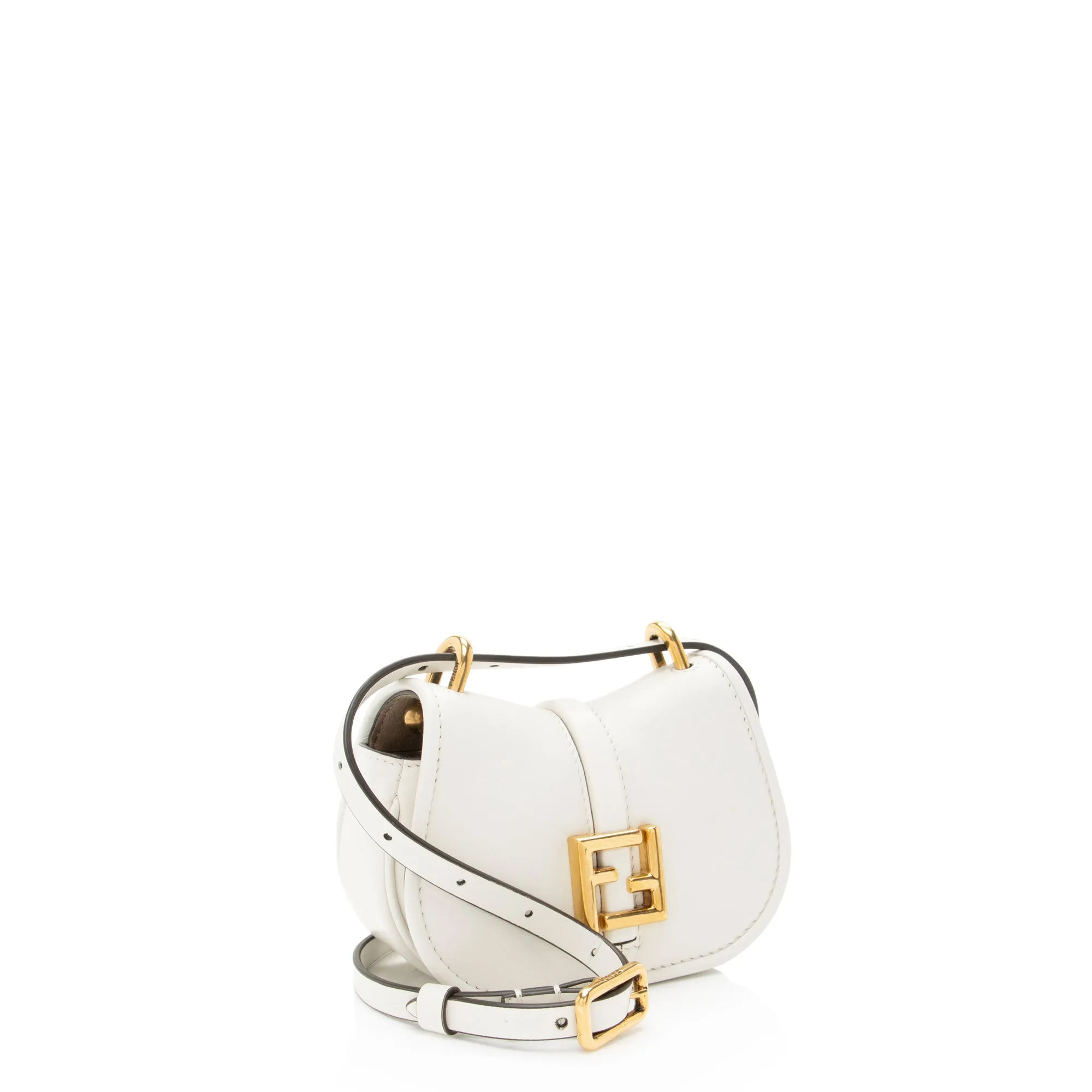 Fendi Leather C'mon Nano Shoulder Bag