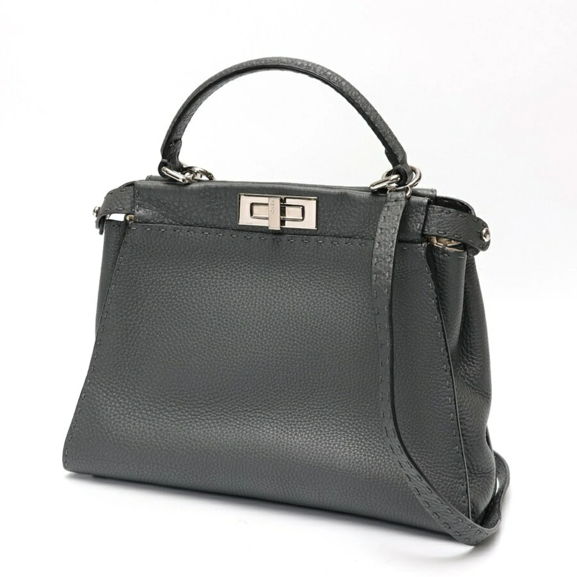 Fendi Leather Handbag (Pre-Owned)