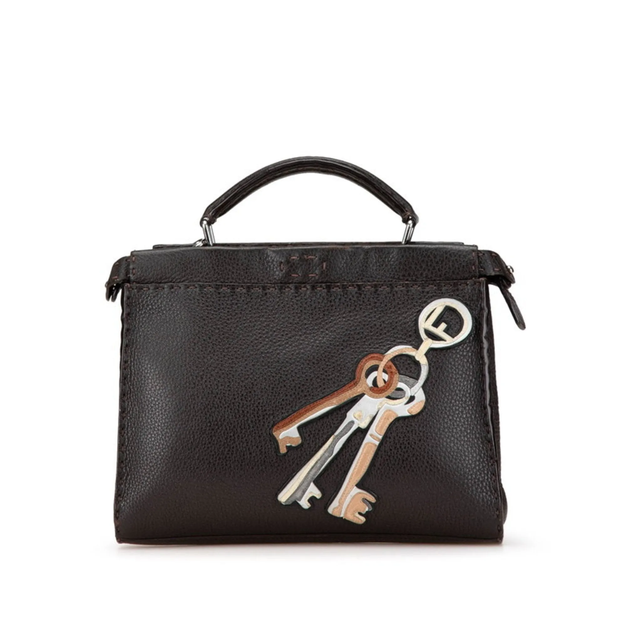 Fendi Leather Handbag (Pre-Owned)