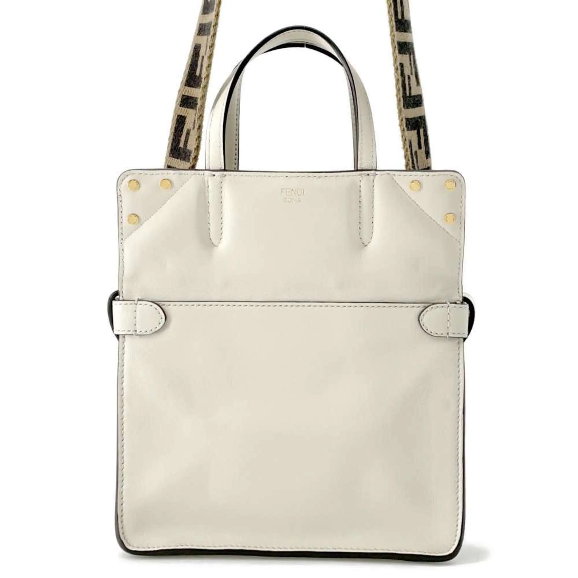 Fendi Leather Handbag (Pre-Owned)