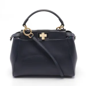 Fendi Mini Peekaboo Iconic Leather Handbag