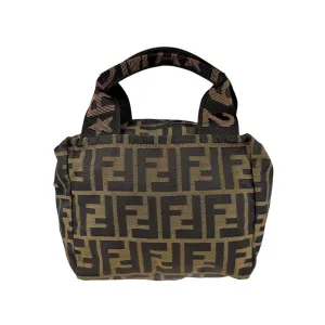 Fendi Nylon Canvas Handbag (Pre-Owned)