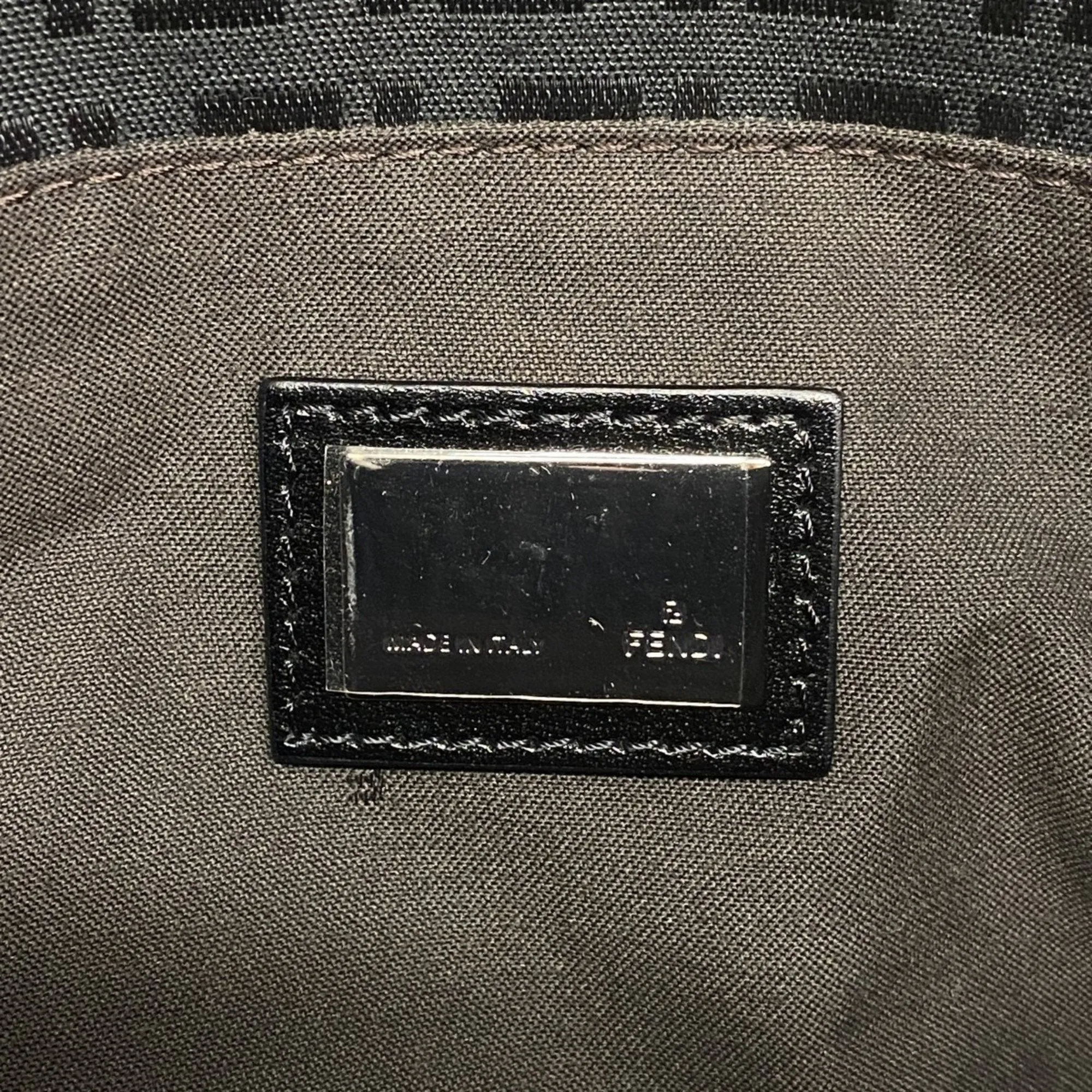 Fendi Nylon Canvas Handbag (Pre-Owned)
