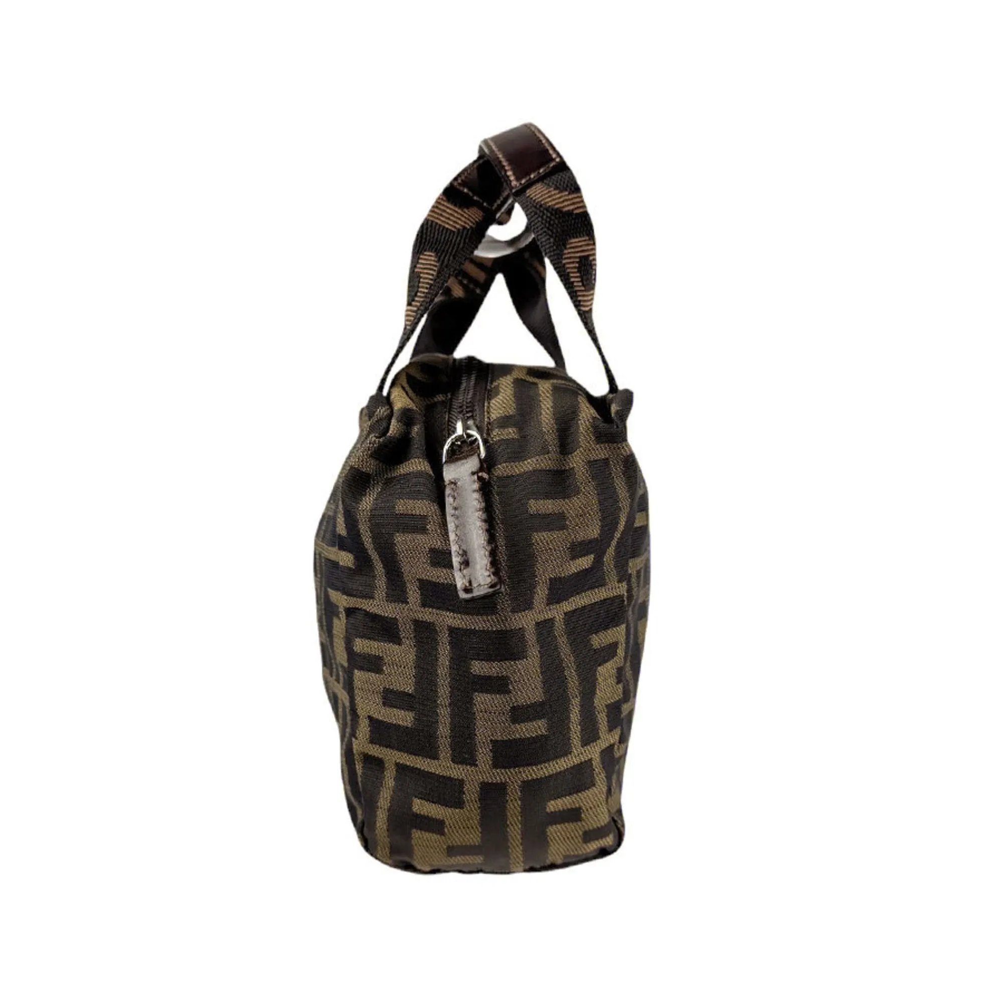 Fendi Nylon Canvas Handbag (Pre-Owned)