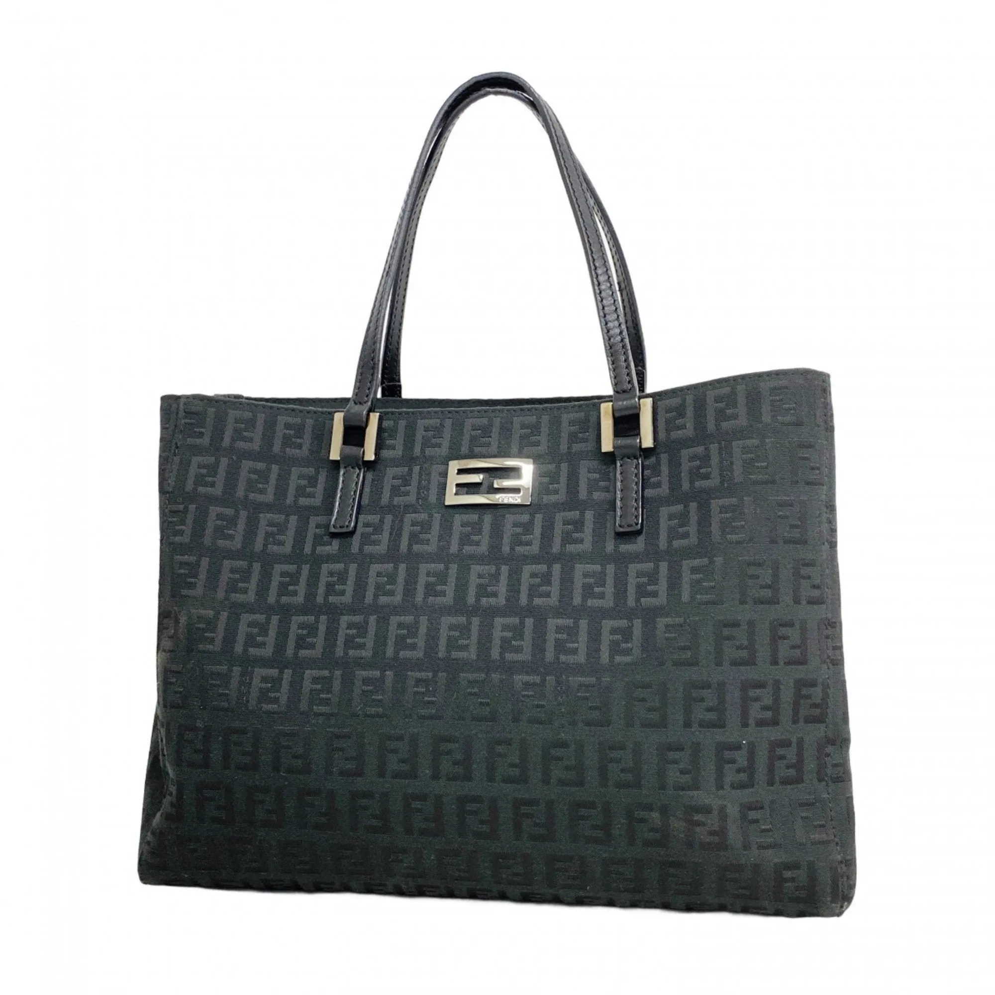 Fendi Nylon Canvas Handbag (Pre-Owned)