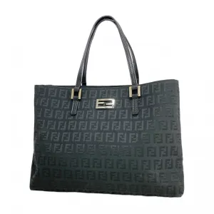 Fendi Nylon Canvas Handbag (Pre-Owned)