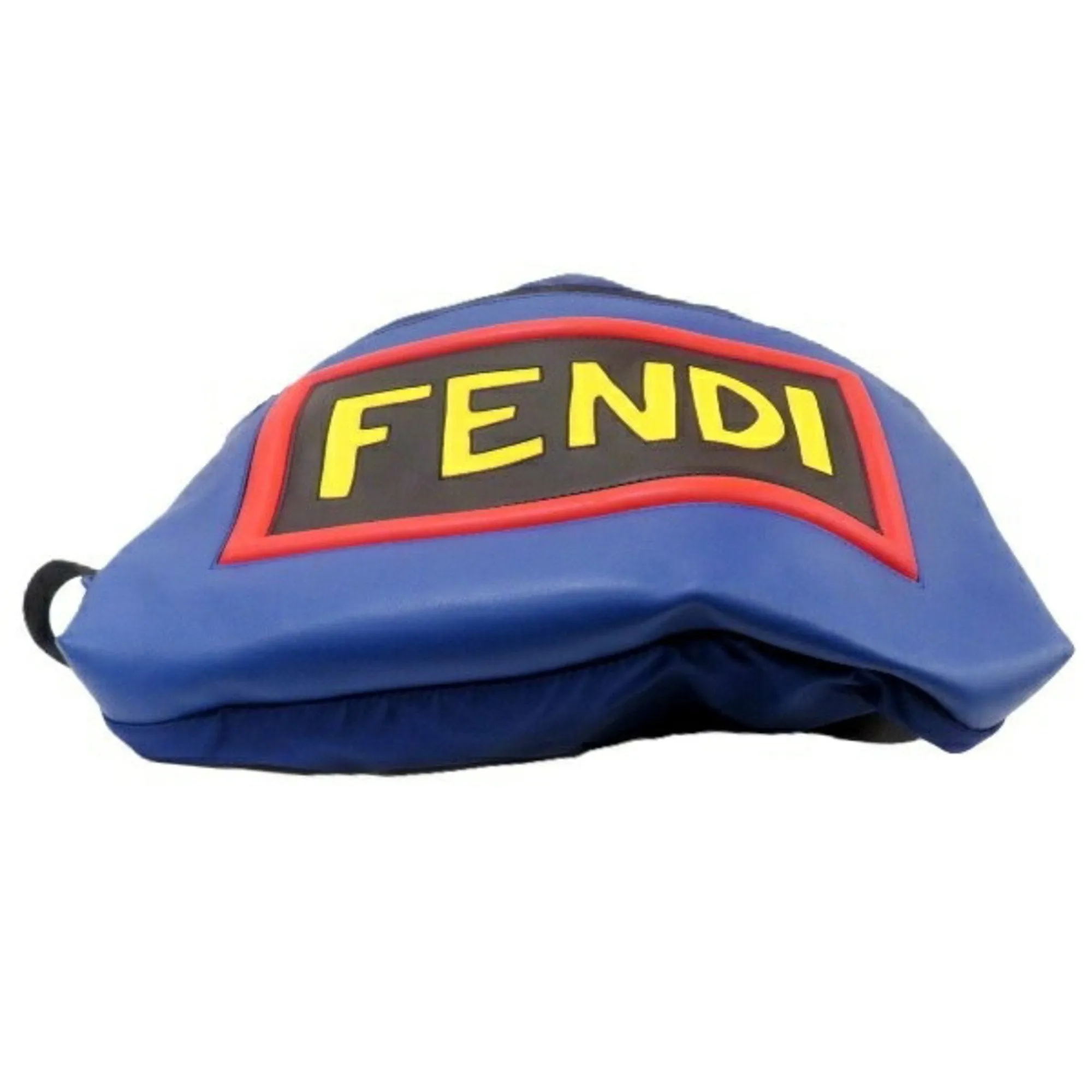 Fendi Nylon Leather Backpack (Pre-Owned)