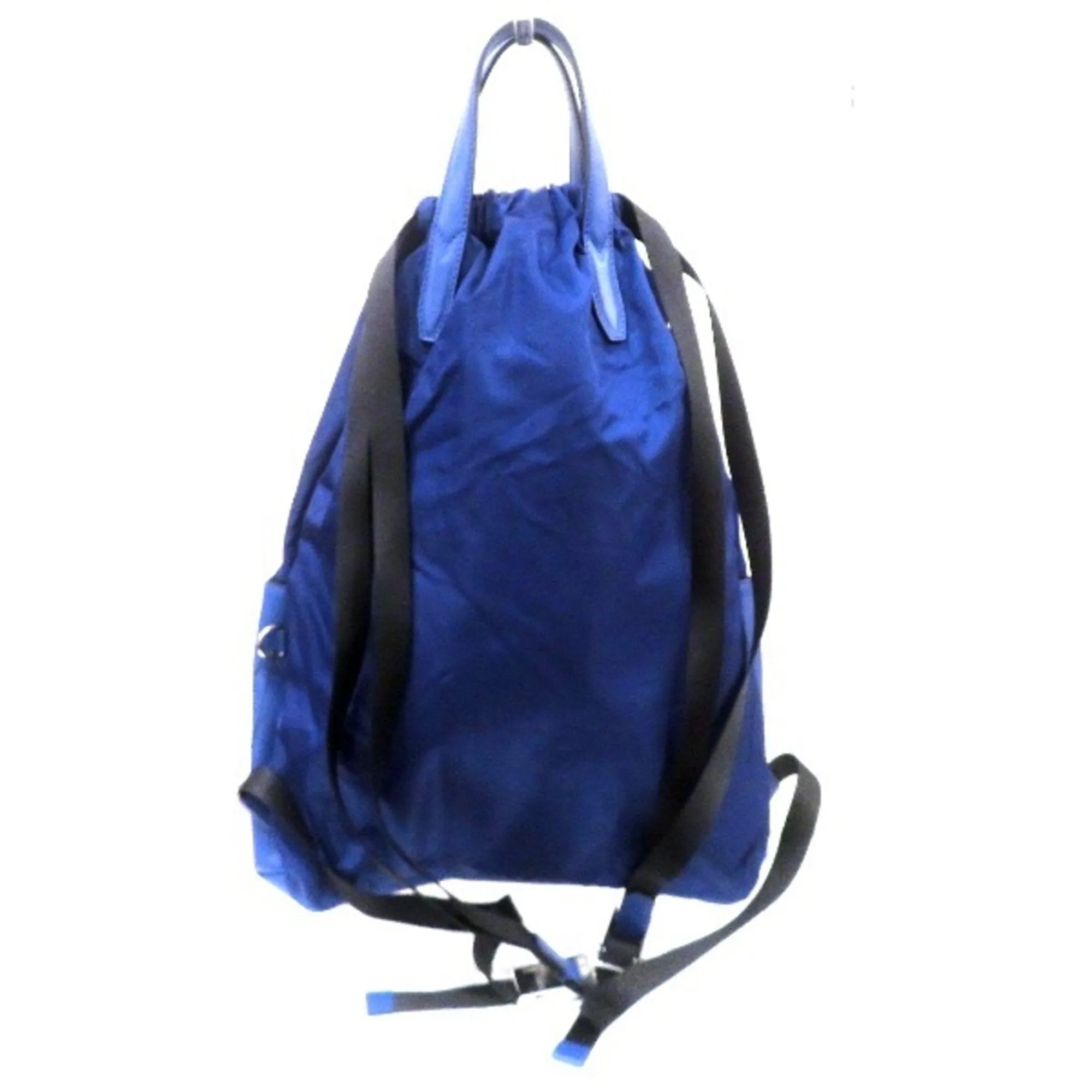 Fendi Nylon Leather Backpack (Pre-Owned)