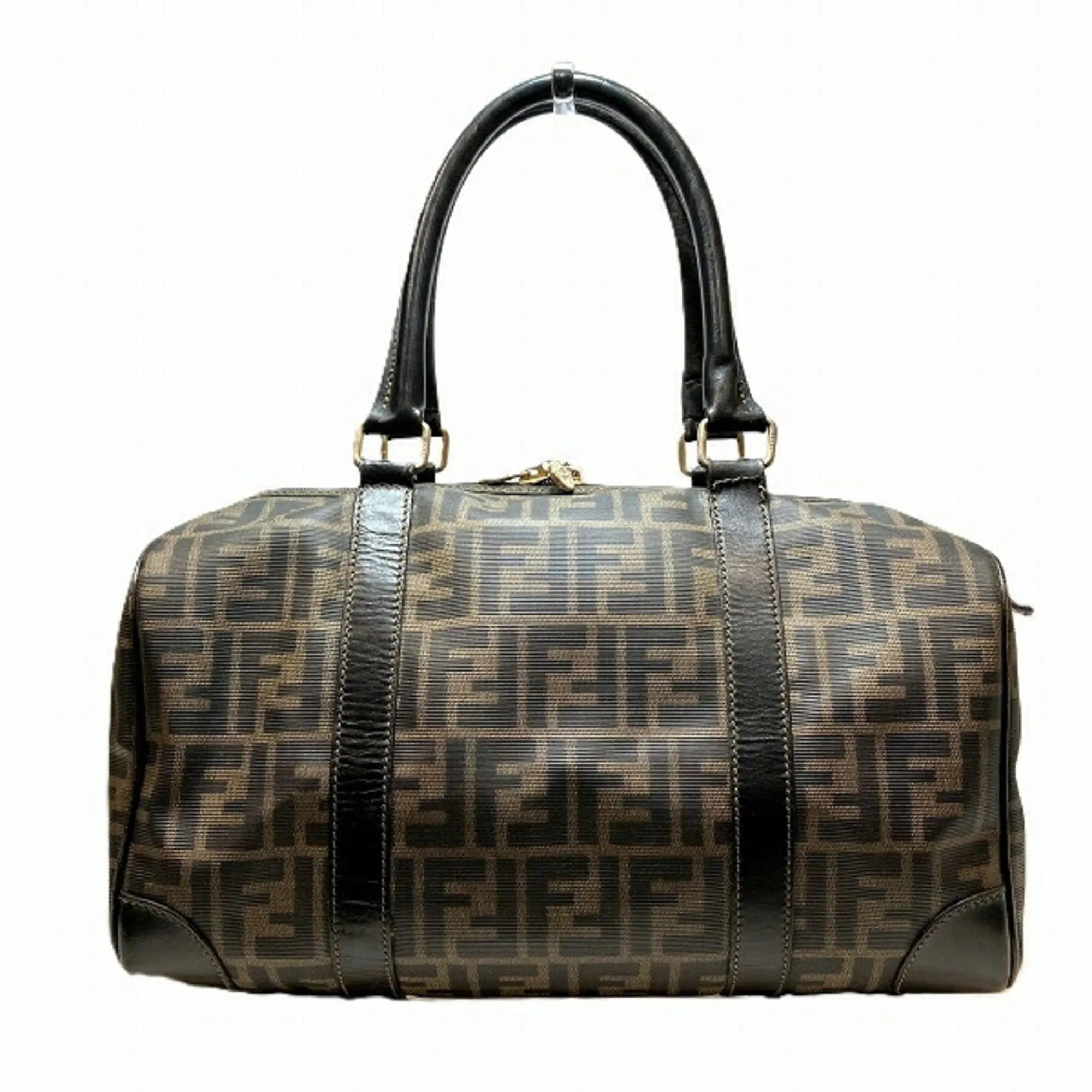Fendi  Pvc Boston Bag Handbag (Pre-Owned)