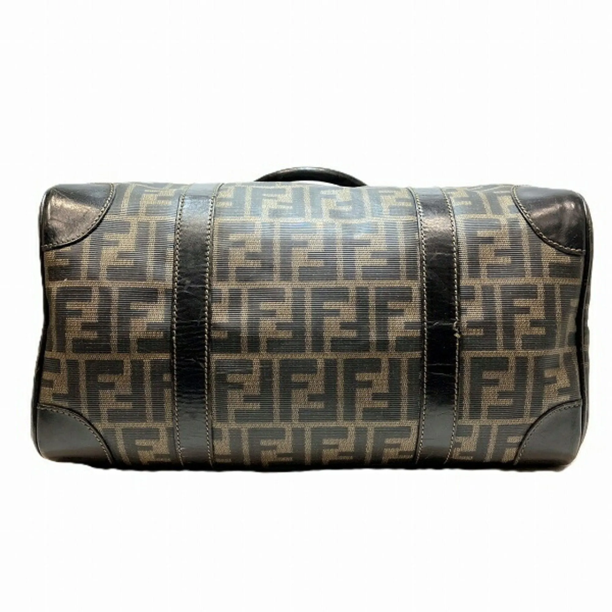Fendi  Pvc Boston Bag Handbag (Pre-Owned)
