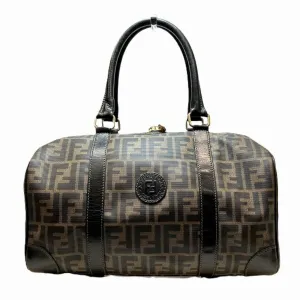 Fendi  Pvc Boston Bag Handbag (Pre-Owned)