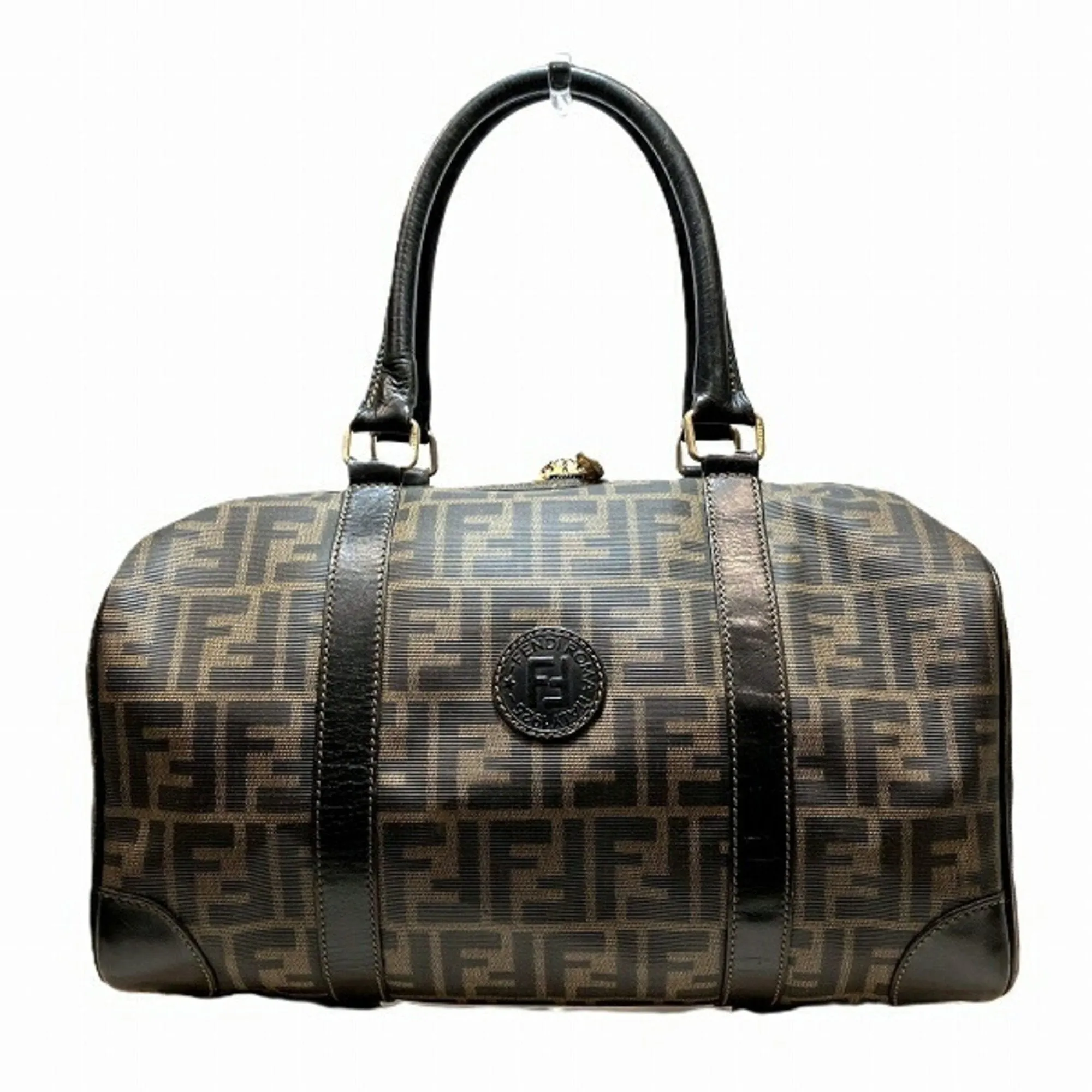 Fendi  Pvc Boston Bag Handbag (Pre-Owned)