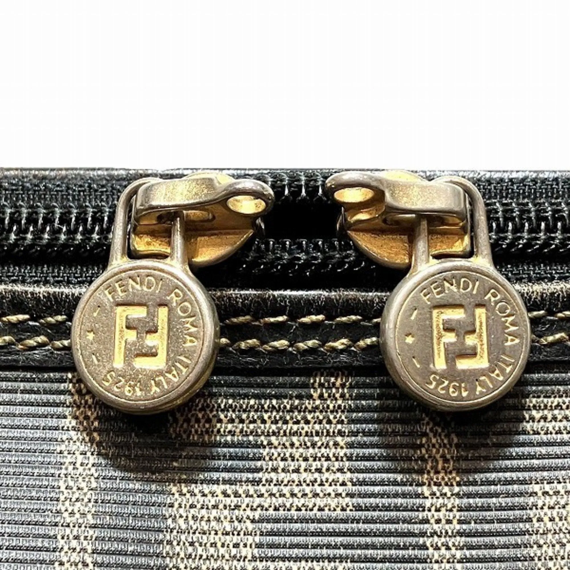 Fendi  Pvc Boston Bag Handbag (Pre-Owned)