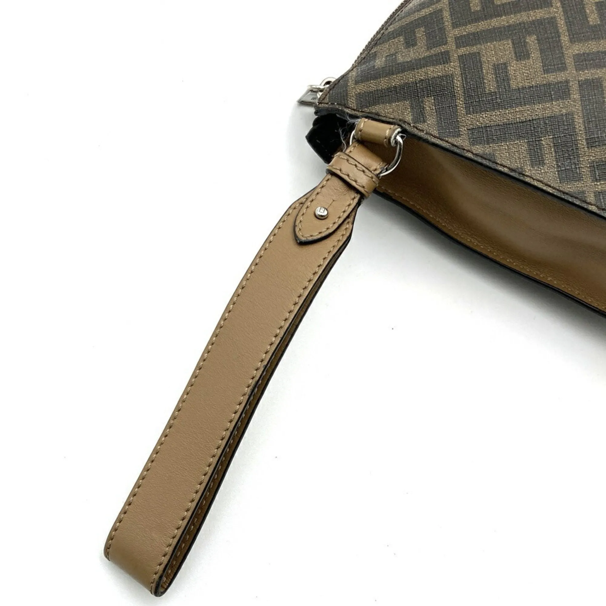 Fendi Pvc Leather Clutch Bag (Pre-Owned)
