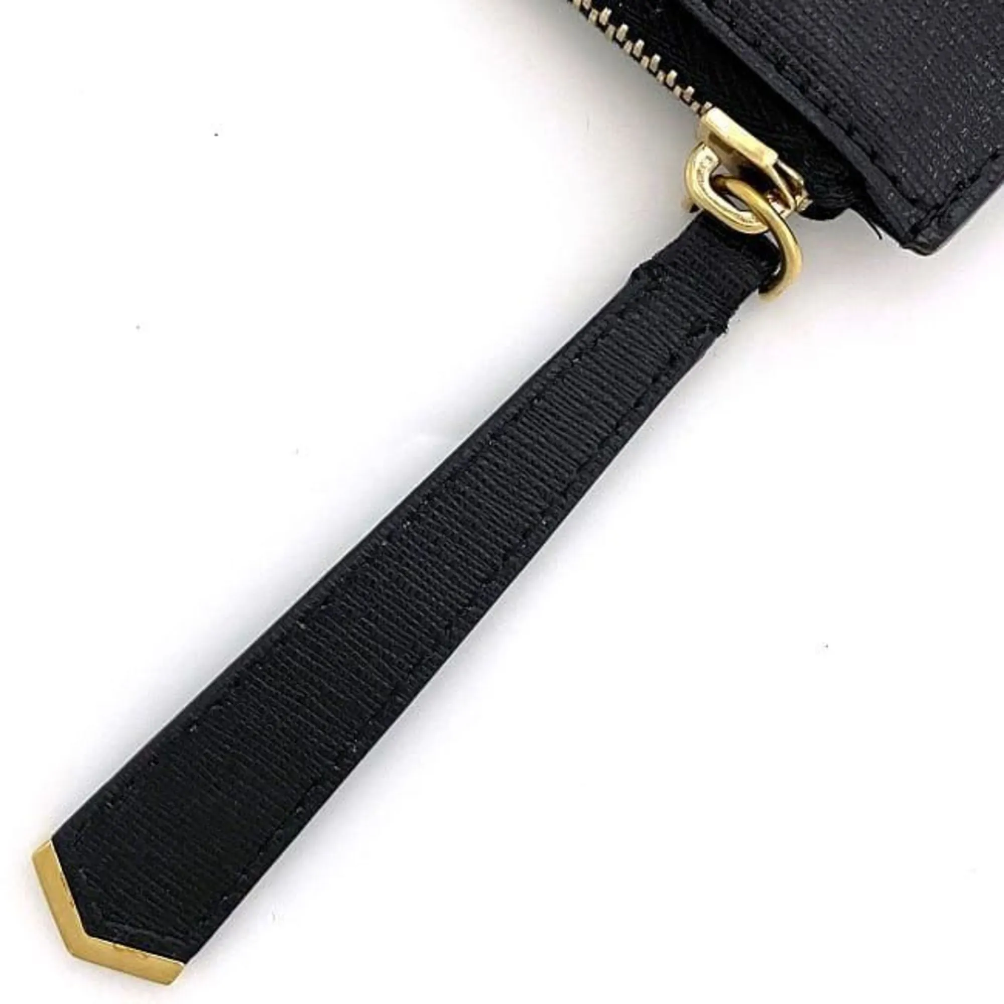 Fendi Studs Leather Clutch Bag (Pre-Owned)
