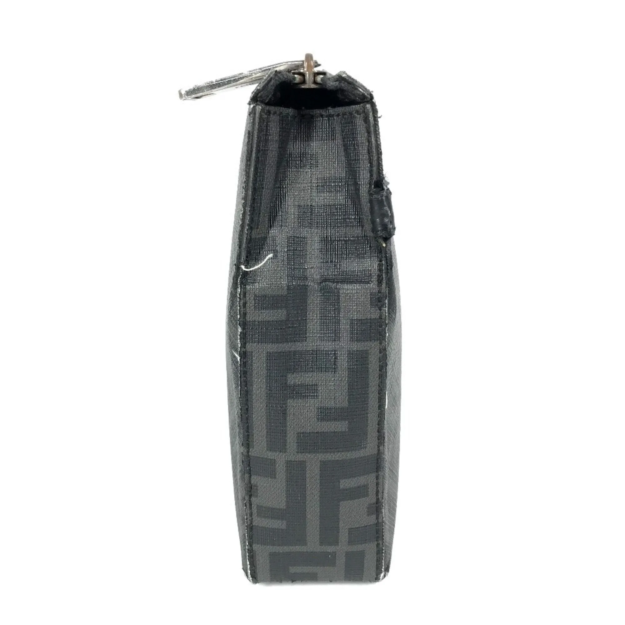 Fendi Zucca  Pvc Leather Clutch Bag (Pre-Owned)