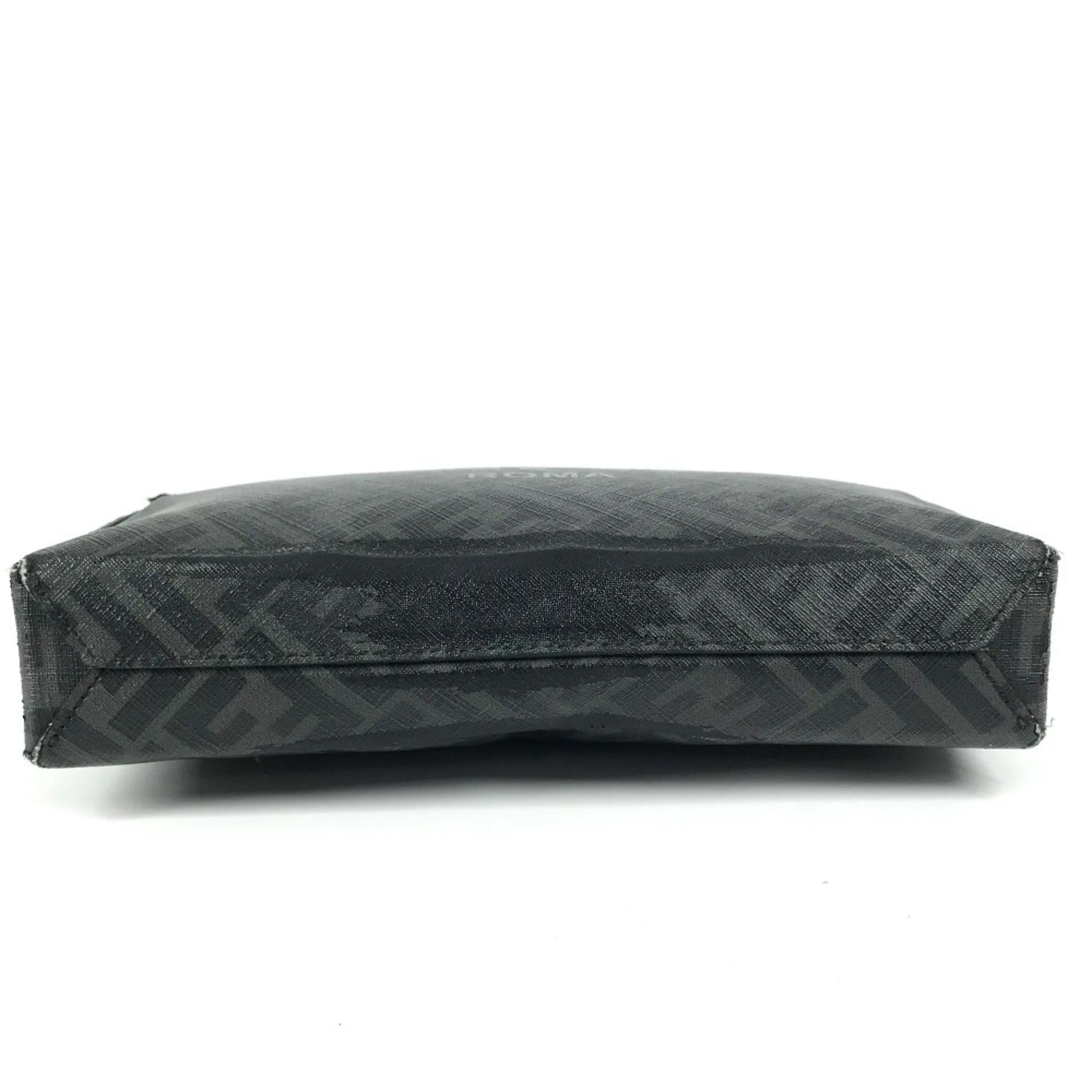Fendi Zucca  Pvc Leather Clutch Bag (Pre-Owned)