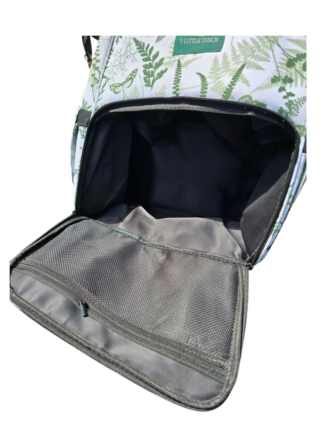 Fern Diaper Backpack In Purple/green