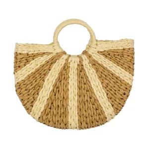 Fernandina Sunset Raffia Tote In Khaki