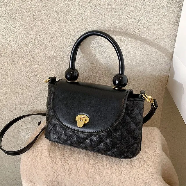 Fitty Women's Quilted Leather Handbag