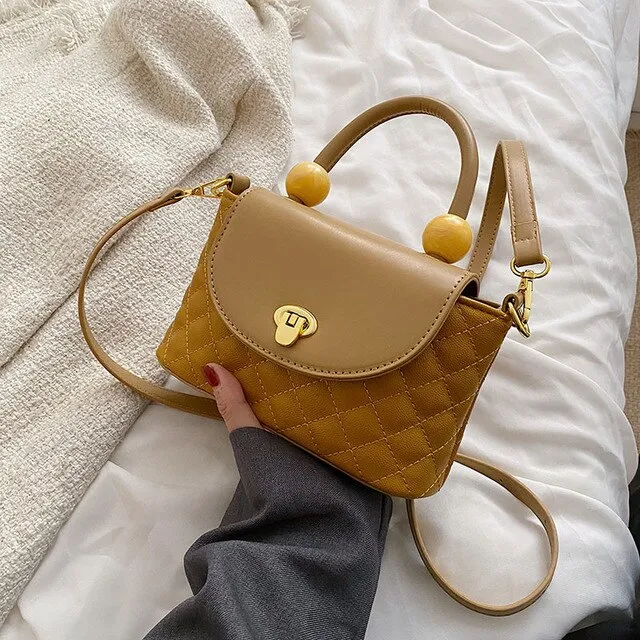 Fitty Women's Quilted Leather Handbag