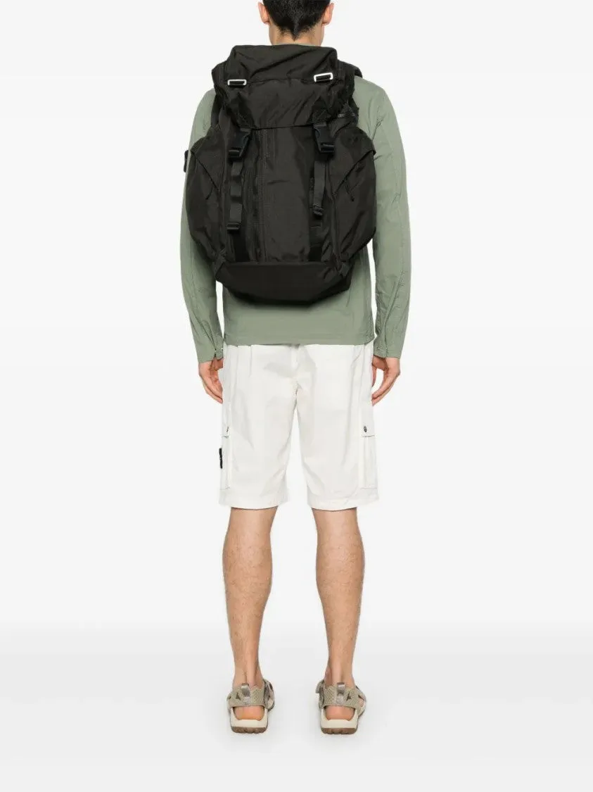 Foldover-Top Canvas Backpack