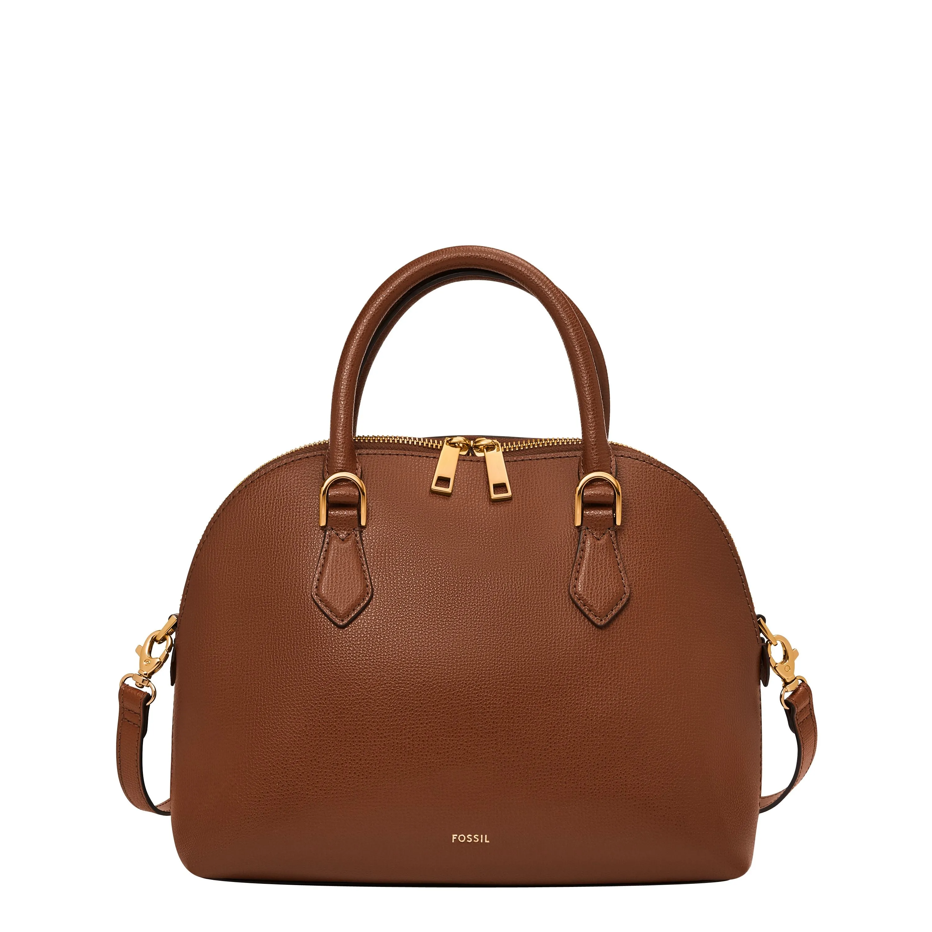 Fossil Women's Bri Leather Dome Satchel