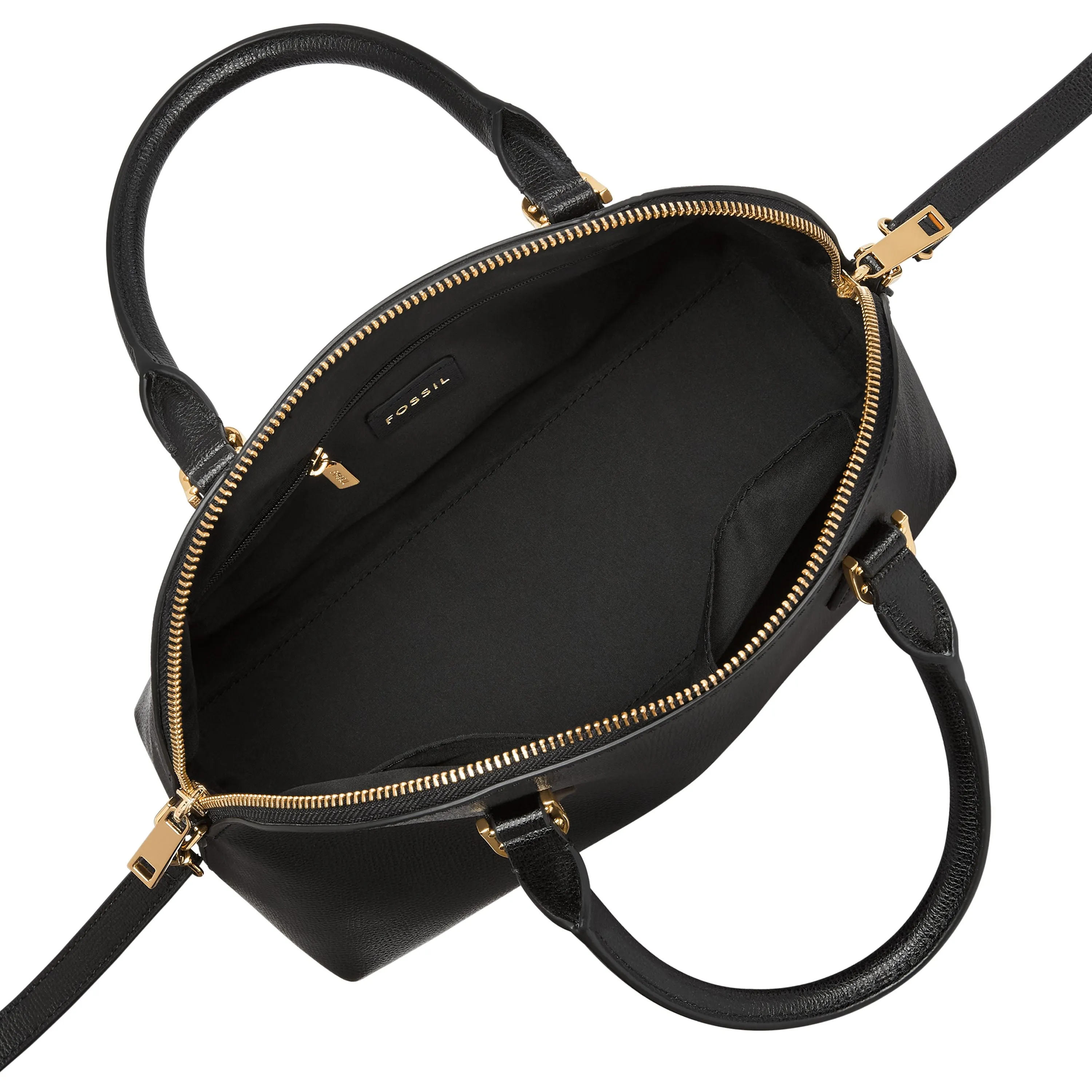 Fossil Women's Bri Leather Dome Satchel