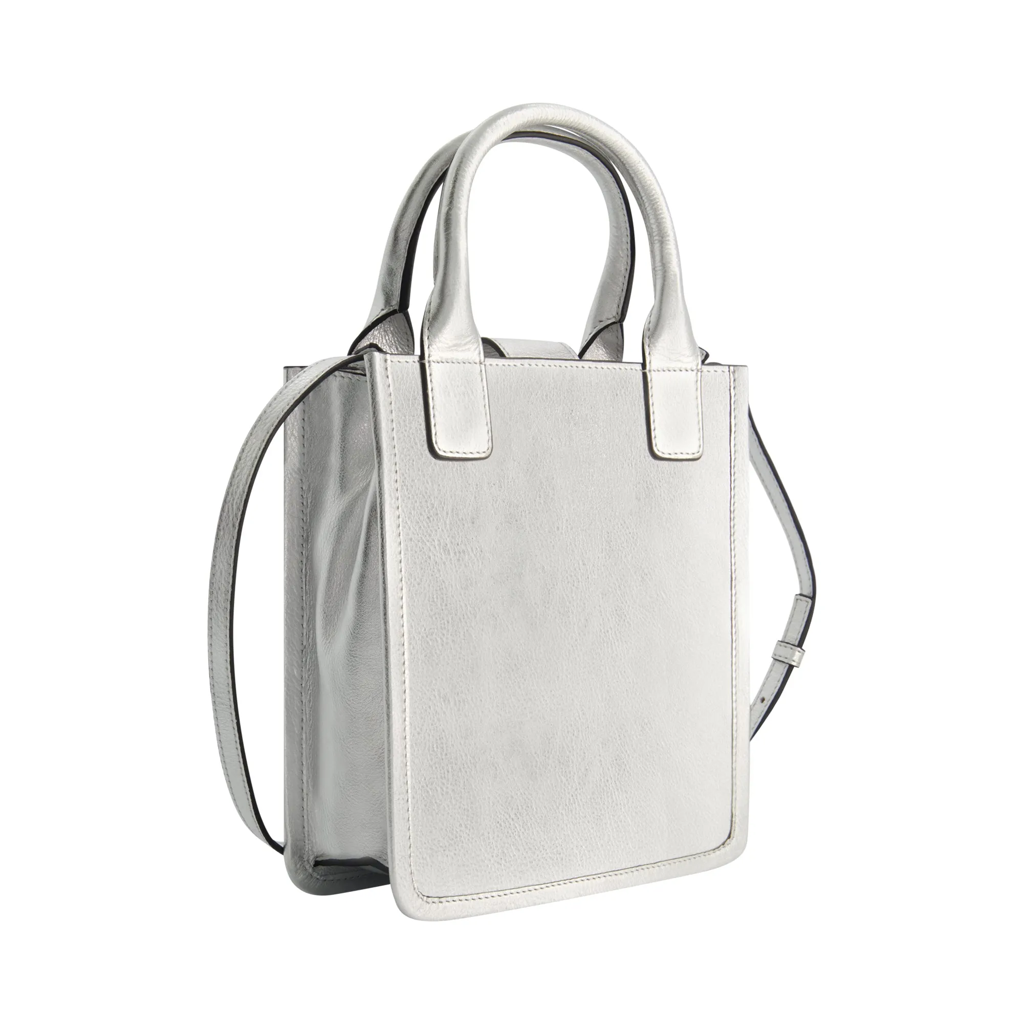 Fred Segal SMALL SMOOTH LEATHER VERTICAL TOTE