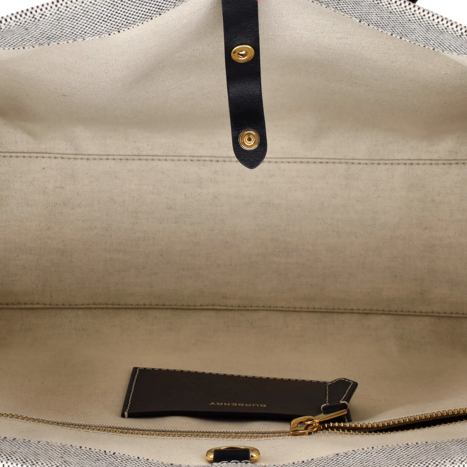 Freya Shopping Tote Canvas with Leather Small