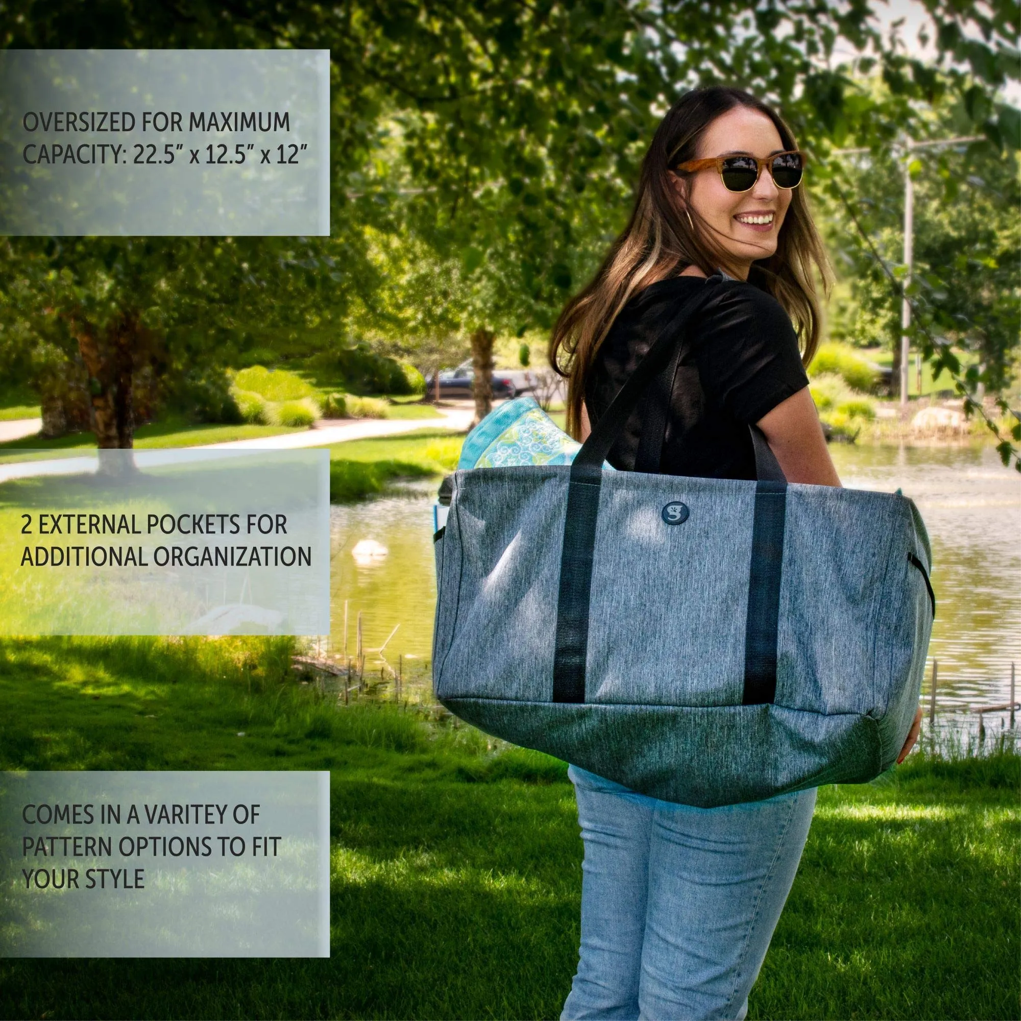 Geckobrands Large Utility Tote