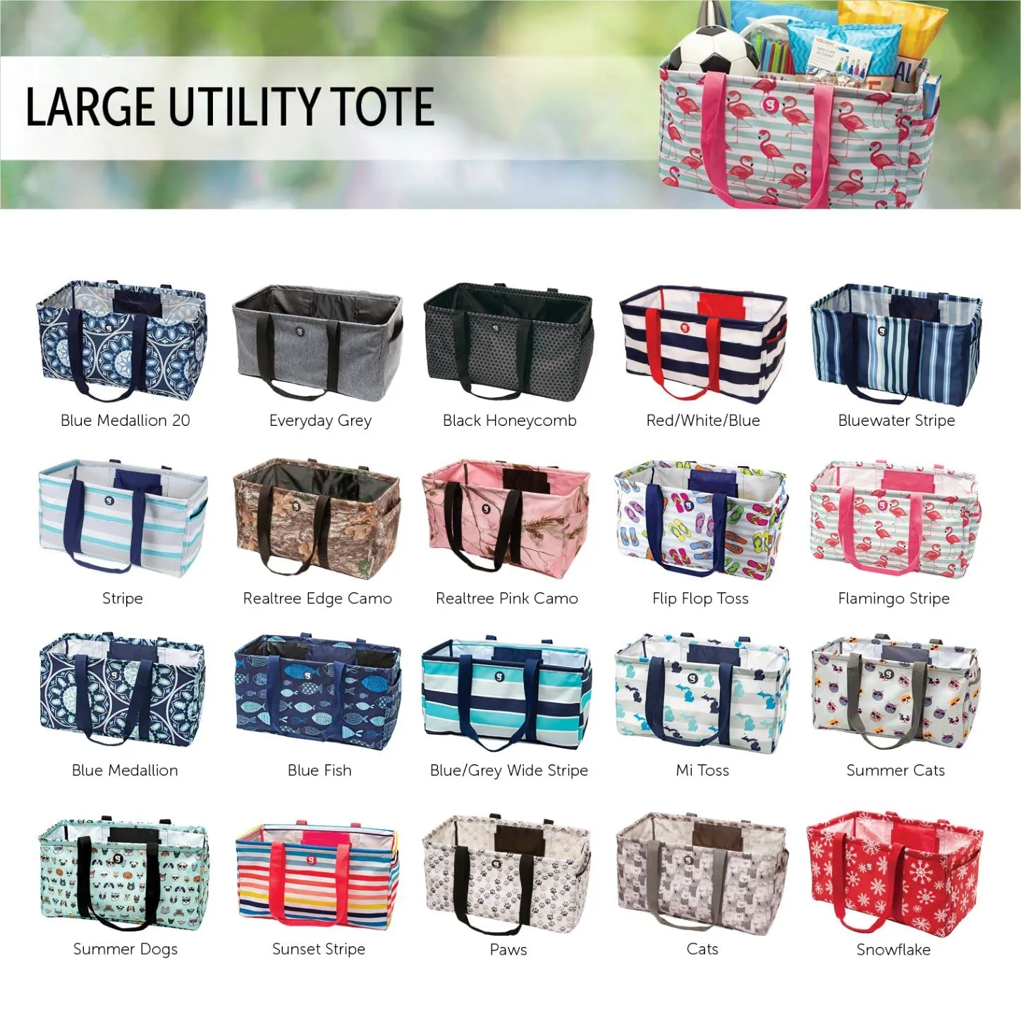 Geckobrands Large Utility Tote