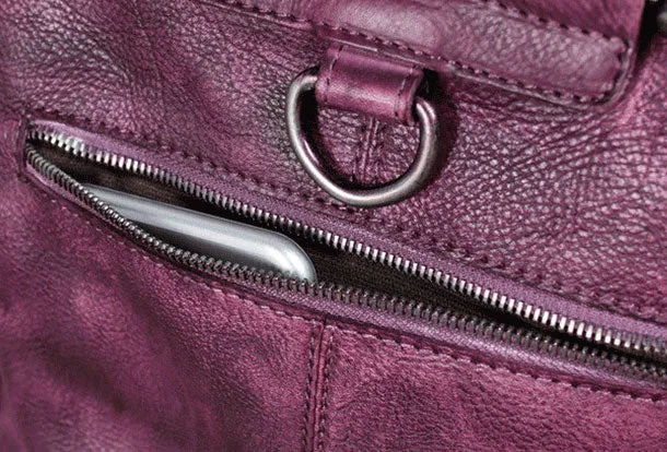 Genuine Handmade Vintage Leather Backpack Bag Shoulder Bag Women Leather Purse