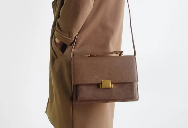 Genuine Leather Bag Handbag Purse Shoulder Bag for Women Leather Crossbody Bag