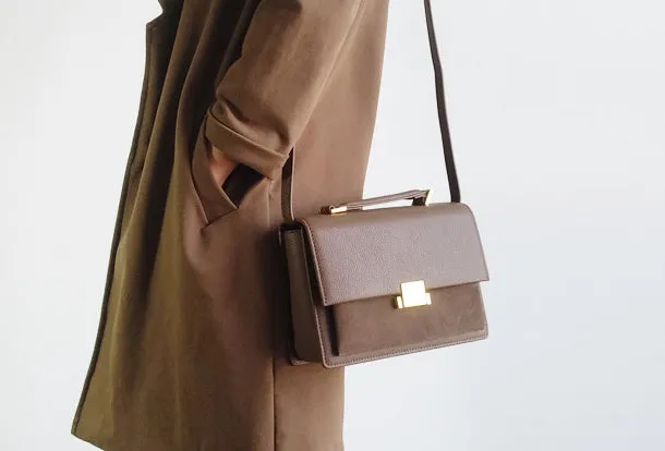 Genuine Leather Bag Handbag Purse Shoulder Bag for Women Leather Crossbody Bag