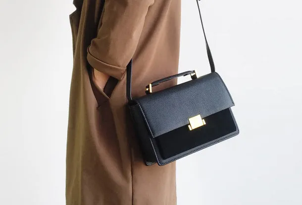 Genuine Leather Bag Handbag Purse Shoulder Bag for Women Leather Crossbody Bag