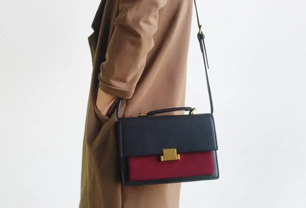 Genuine Leather Bag Handbag Purse Shoulder Bag for Women Leather Crossbody Bag
